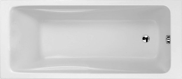 Акриловая ванна Jacob Delafon Odeon Up (170*75 см, прямоугольная, со сливом-переливом)