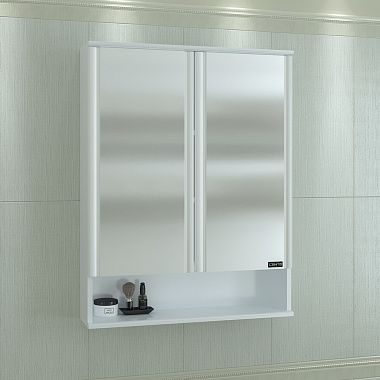 Зеркало-шкаф СанТа Вегас (70 см, белый)