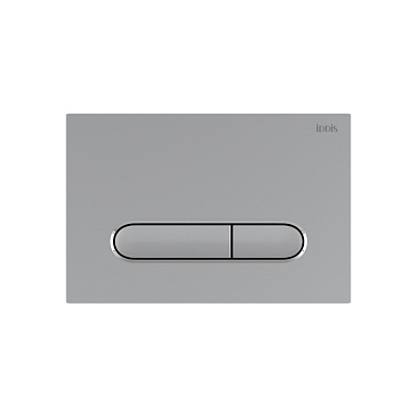 Кнопка смыва Iddis Unifix (2 режима, пластик, матовый хром (UNI70M0i77))