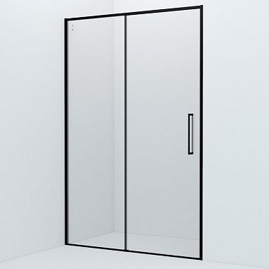 Душевая дверь Iddis Slide (130*195 см, профиль черный)