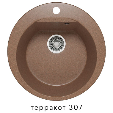 Мойка для кухни Polygran Atol-520 (307, терракот)