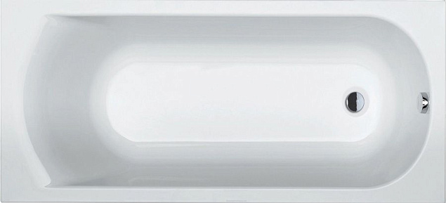 Акриловая ванна Riho Miami (150*70 см, прямоугольная, с ножками, со сливом-переливом)