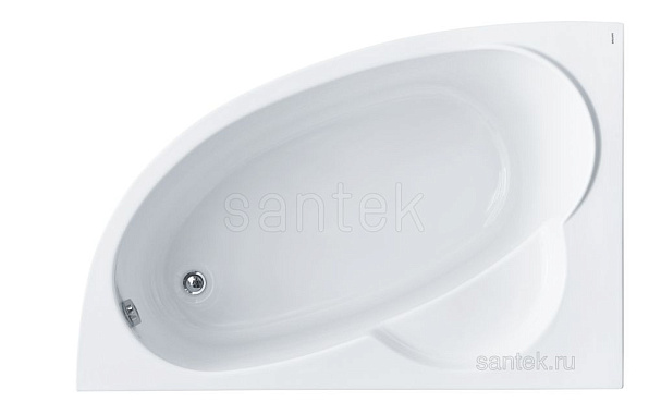 Акриловая ванна Santek Шри-Ланка (150*100 см, левая асимметричная)