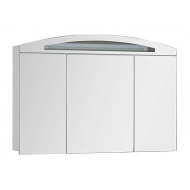 Зеркало-шкаф Aquanet Тренто (120 см, подсветка, белый)