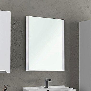 Зеркало для ванной Dreja Uni (75 см, белое)