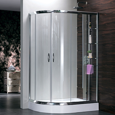 Душевой угол Grossman Classic (120*80 см, прямоугольно-асимметричный, правый, раздвижные двери, стекло прозрачное, с поддоном)