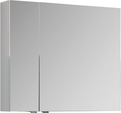 Зеркало-шкаф Aquanet Порто (80 см, белый)