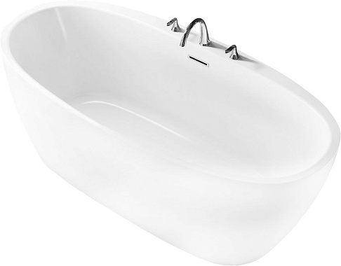 Акриловая ванна BelBagno BB404 (150*80 см, овальная, отдельностоящая)