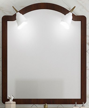 Зеркало Opadiris Виктория (90 см, светлый орех)