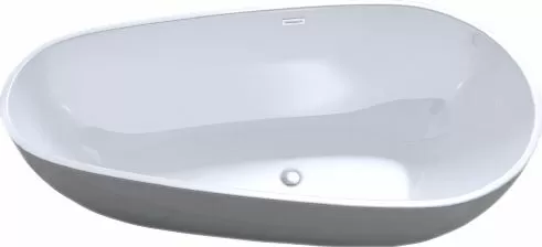 Акриловая ванна Art&Max (170*85 см, ассиметричная, с каркасом)