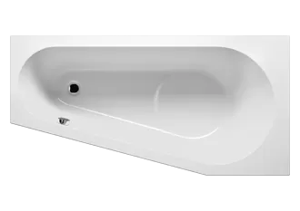 Акриловая ванна Riho Delta Plug & Play (160*80 см, пятиугольная, левая, с каркасом, на ножках)